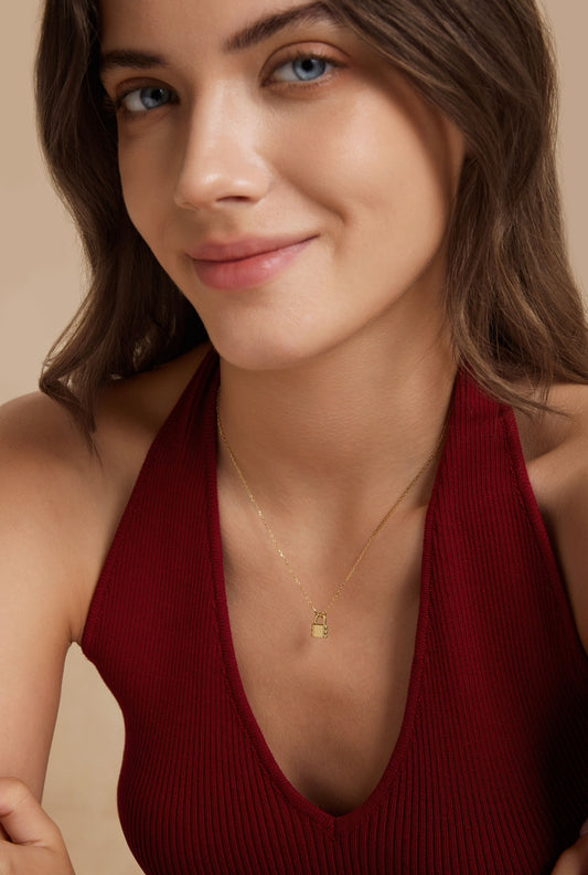 Fortuna Lock Necklace